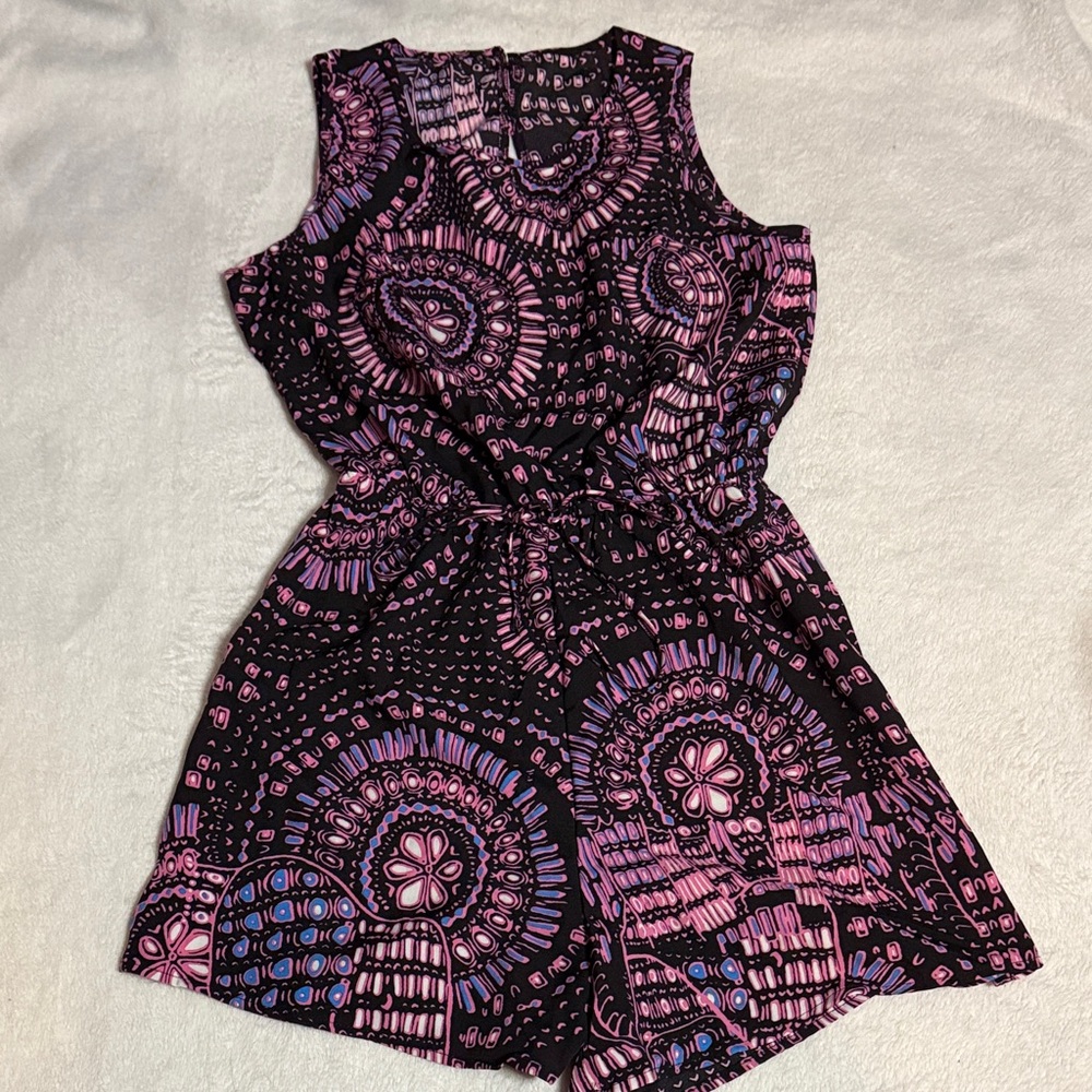 Pink and blue SHEIN romper